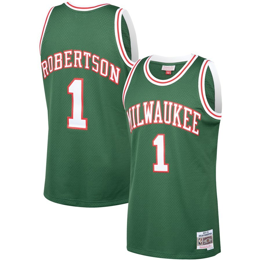 oscar robertson bucks jersey